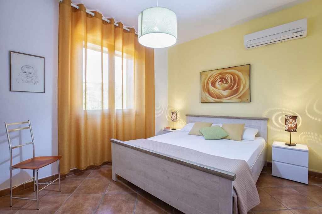Alghero Villa Mistral per 7 persone Terrazza BBQ AC WiFi Esterno foto