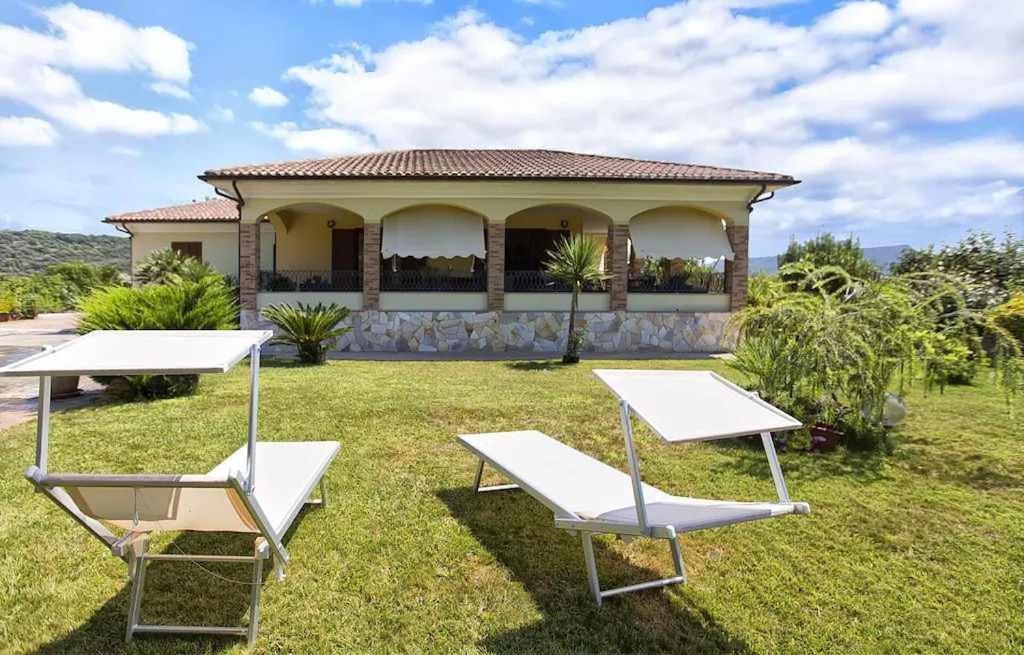 Alghero Villa Mistral per 7 persone Terrazza BBQ AC WiFi Esterno foto