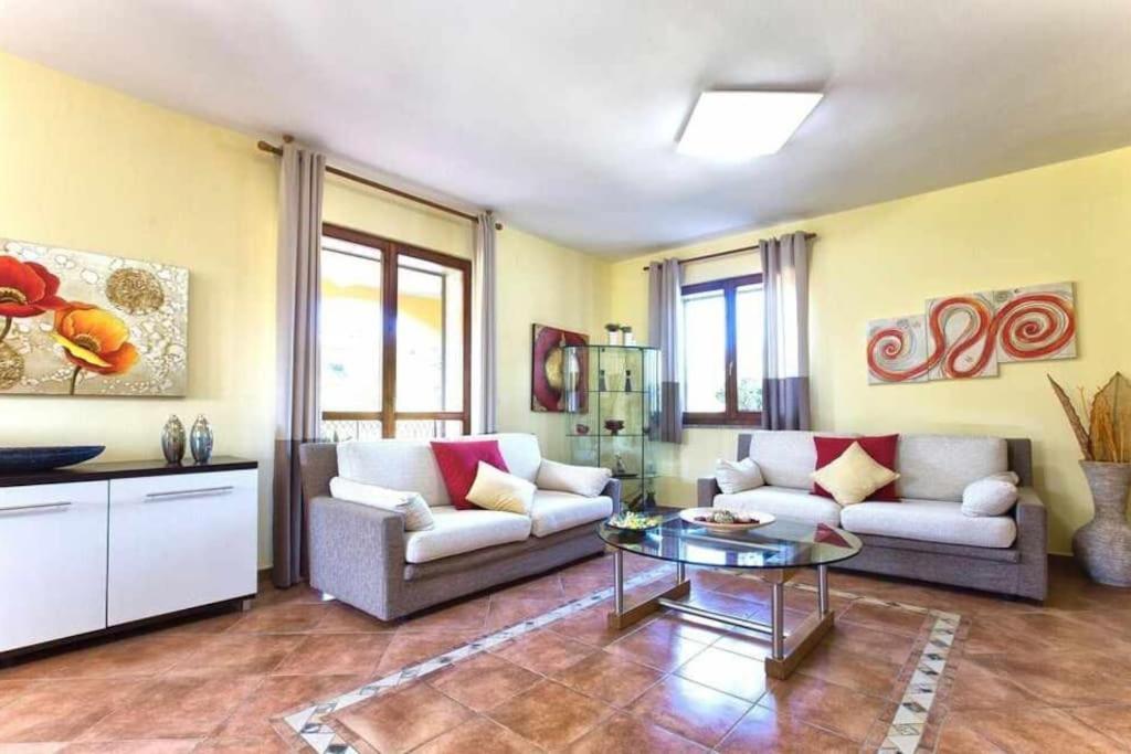 Alghero Villa Mistral per 7 persone Terrazza BBQ AC WiFi Esterno foto