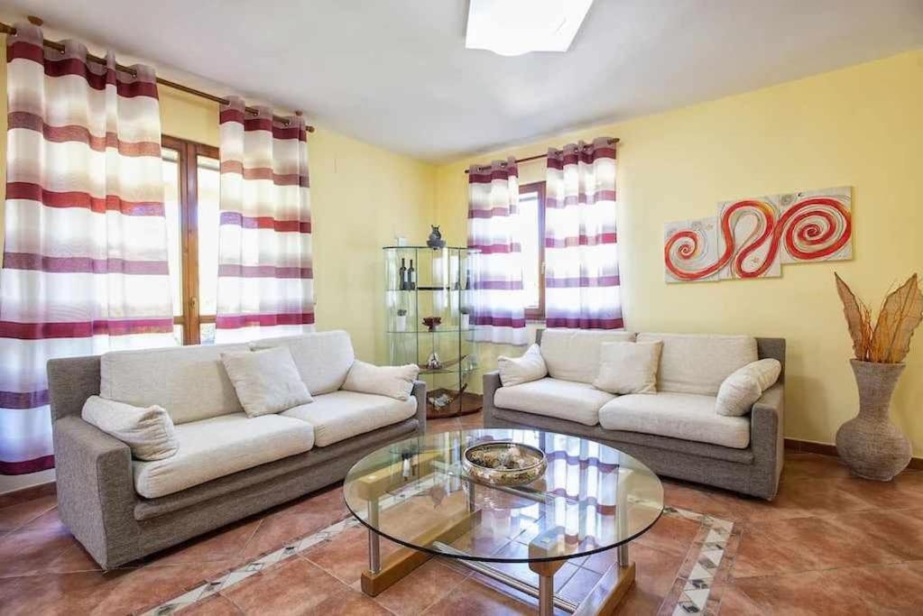 Alghero Villa Mistral per 7 persone Terrazza BBQ AC WiFi Esterno foto