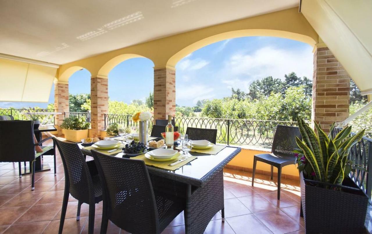 Alghero Villa Mistral per 7 persone Terrazza BBQ AC WiFi Esterno foto